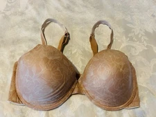 NWOT ANNE KLEIN Lightly Padded Contour J-Hook Multi-Way Underwire 38D Nude Bra