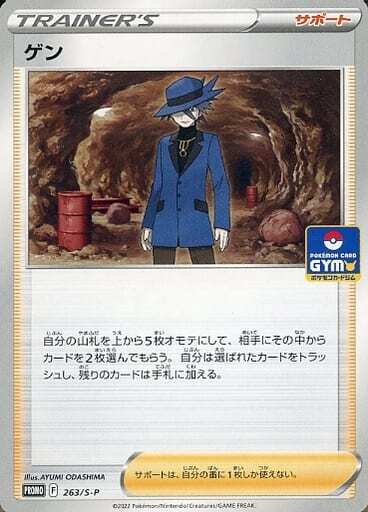 Riley P 263/S-P Sword & Shield Promo Card Pak 9 Support Pokemon TCG Japan Ver.