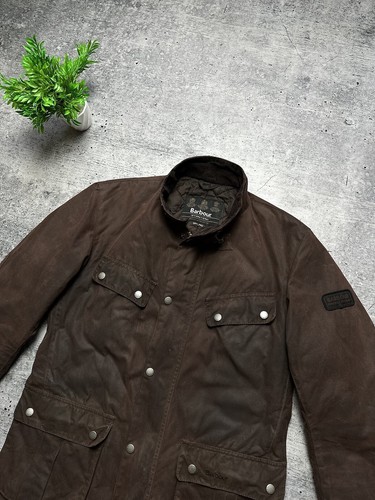 Vintage Barbour International Duke Wax Hunting Beaufort Waterproof Jacket Size M - Picture 4 of 12