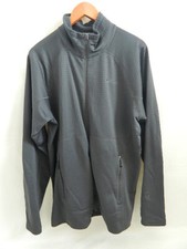 Mens Patagonia Gray Full Zipper Softshell Fleece Lined Jacket Size XL