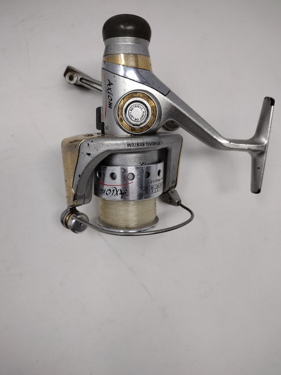 Vtg Shakespeare Axiom Fishing 4535 Spinning Reel 5 Bearing