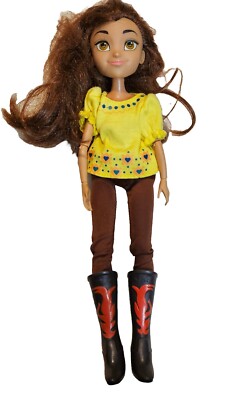 Just Play Spirit Riding Free Lucky Prescott Doll 12'' Yellow Shirt  Pants C384G 