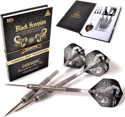 CUESOUL BLACK SCORPION 22/24/26 Grams Tungsten Steel Tip 26 Grams, Natural 