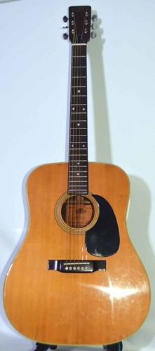 Matao M-250S Acoustic Guitar Made in Japan 1970's Pro Setup Hard Case.
