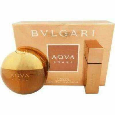  Aqua Amara cologne by Bvlgari 2pc gift set. 100ml. Rare Discontinued.Authentic