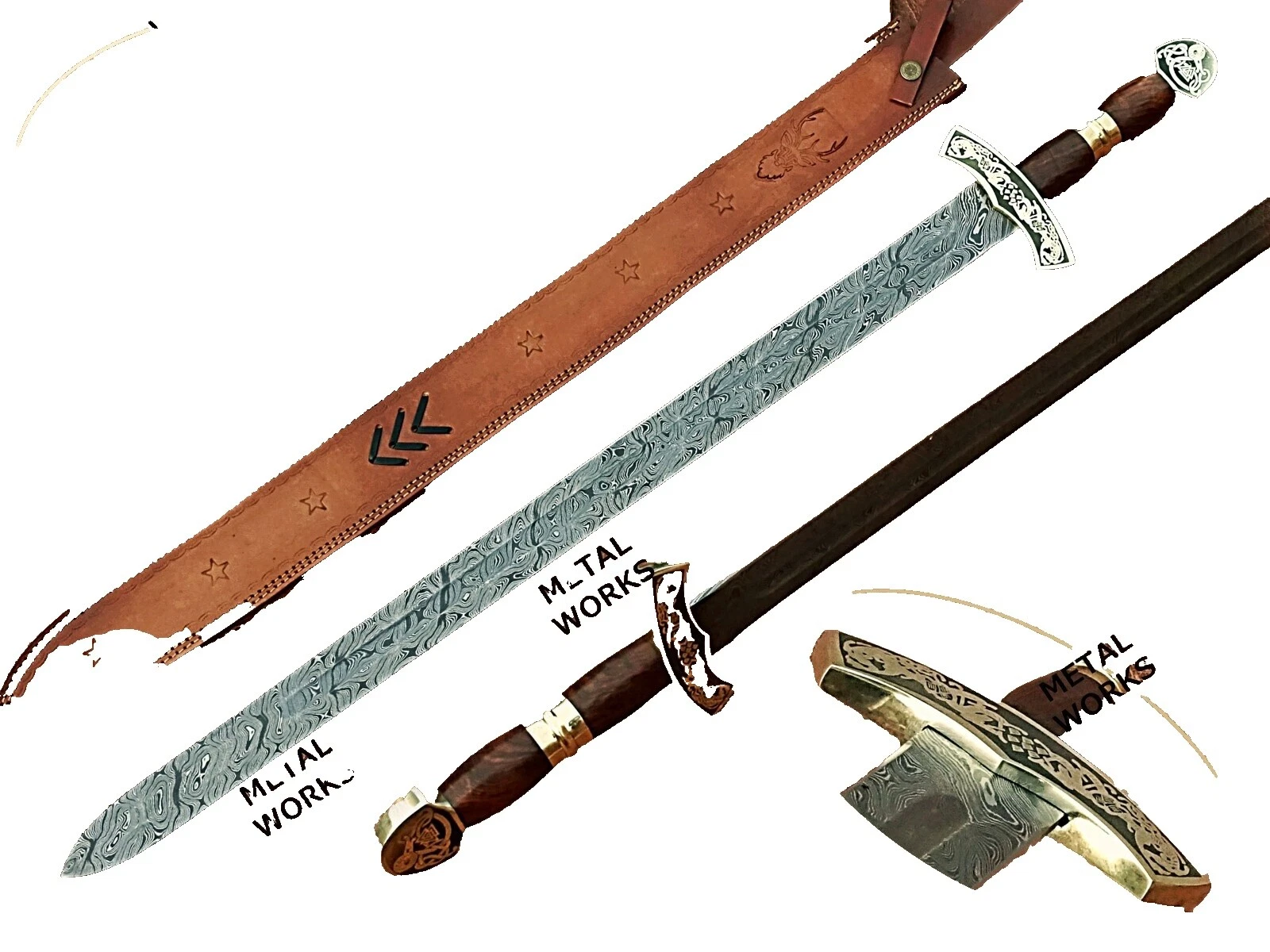 Viking Ambidextrous Full Collectible Medieval Swords & Sabers