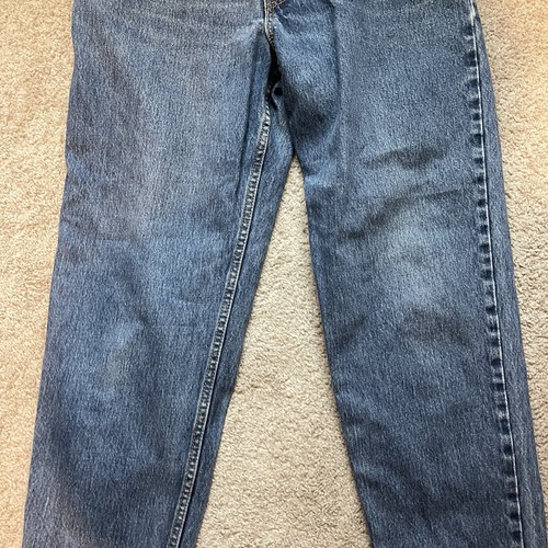 Vintage Levi's 550 Jeans Womens Sz 16 Relaxed Fit Tapered Blue 90s Friends Y2k - Picture 3 of 10