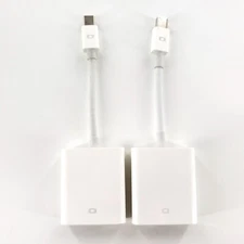 Genuine Apple Lot Of 2 Mini DisplayPort Thunderbolt 2 to VGA Adapter A1307