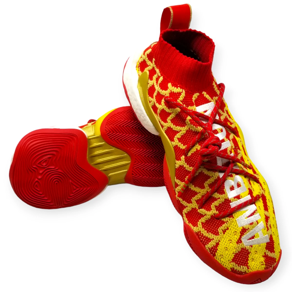 Adidas Originals Adidas By Pharrell Williams Red And Yellow X