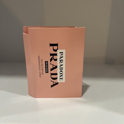 PRADA PARADOXE INTENSE Eau De Parfum Sample  0.04oz /1.2ml Spray AUTHENTIC 