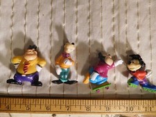4 Vintage Disney Goof Troop small Figures