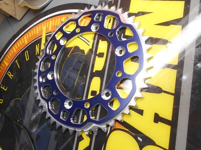 3 Rear Sprockets 48t (2) 52 (1) Yamaha Blue Silver Annodized