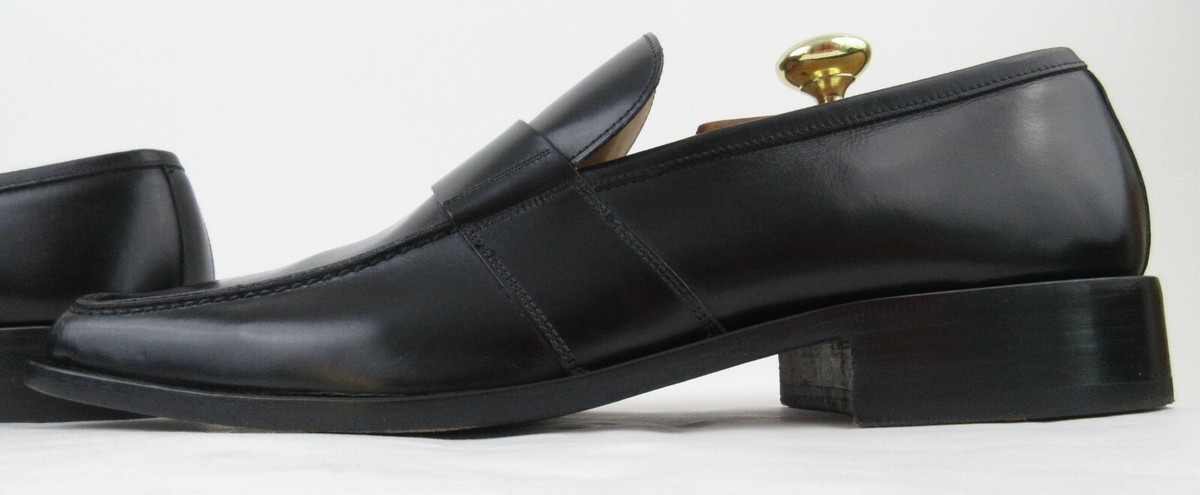 BALLY Tarn Dress Loafers Black Premium Leather US 11 M Made  display picture 1
