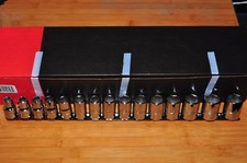 Stanley Proto J54205 15 Piece 6 Point 1/2" Drive Metric Socket Set 10-24 MM USA