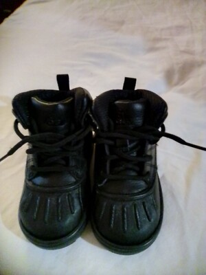  Nike All Black Hi Tops Shoes 52487-004 Baby/Toddler 4C