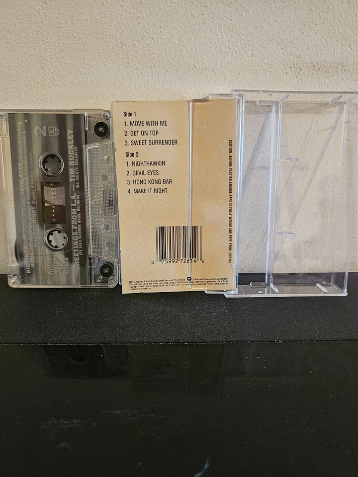 TIM BUCKLEY Greetings From L.A. 1972 CASSETTE TAPE POP ROCK ORIGINAL MASTERS - Image 3 of 4