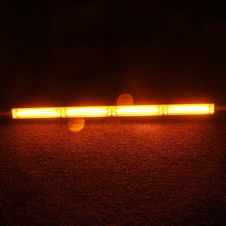 Barre Lumineuse LED 72W 59cm Stroboscopique Gyrophare Urgence Chantier 12V 24V - Photo 3/4