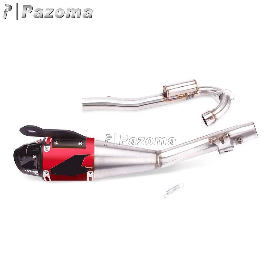 Sistema de silenciador de escape agresivo tubo deslizable para Honda CRF230F 2008-2020 Foto 3 de 4
