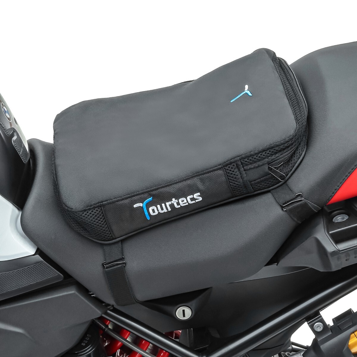 ZHSDMB Cuscino Sella Moto per Yamaha FZ1 FZ 1 2006-2015 FZ6 FZ6R FZ6-S2, Cuscino d'Aria in Gel Memory, Cuscino Smorzamento Ergonomica, Protezione Solare, Traspirante, Comodo