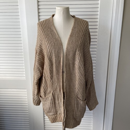 Grey Camel Colored Oversized Slouchy 