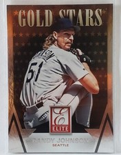 2015 Elite Gold Stars #18 Randy Johnson Seattle Mariners