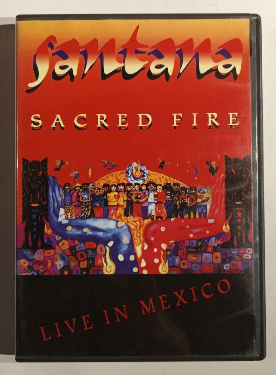 SANTANA - SACRED FIRE LIVE IN MEXICO - MEXICAN DVD, CLASSIC ROCK