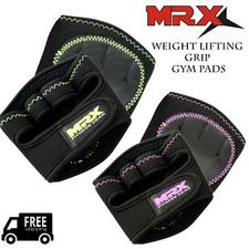 Weight Lifting Grips Gym Grip Pad Hand Training Bar Straps Support Wrap Gloves