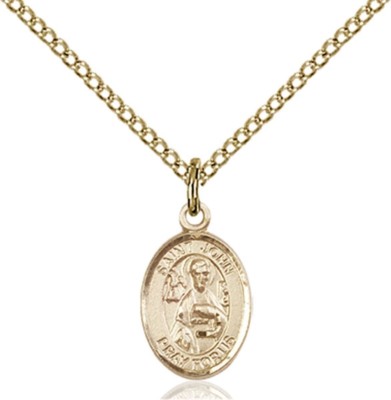 14KT Gold Filled Saint John the Apostle Charm Medal, 1/2 Inch | eBay