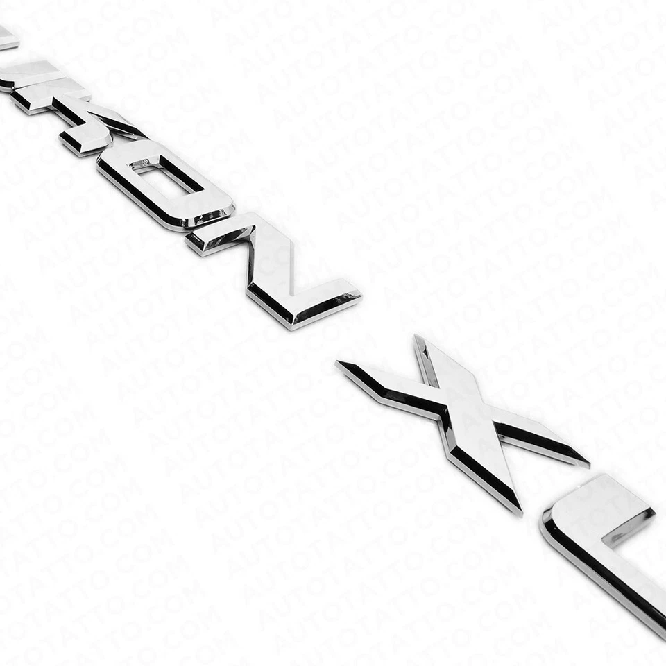 GMC YUKON XL Liftgate / Door Letter Nameplate Emblem SUV HD Badge Sport Chrome - Image 4 of 4