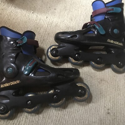 Men's VTG used Rollerblade Spiritblade Inline Skates, Size 28- 1 broken buckle