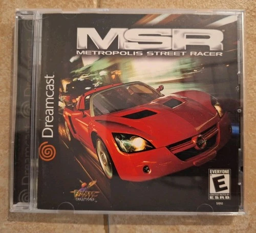 Metropolis Street Racer (Sega Dreamcast, 2001) Excellent Condition,  Free Ship