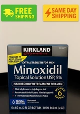 Kirkland Signature Minoxidil 5% Extra Strength Men Hair Regrowth  Made In USA