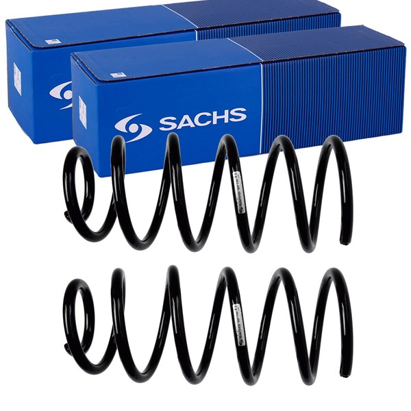 2X Sachs Fahrwerksfedern Vorne Passend FÜR Seat Leon Toledo VW Golf Lupo NEW-image