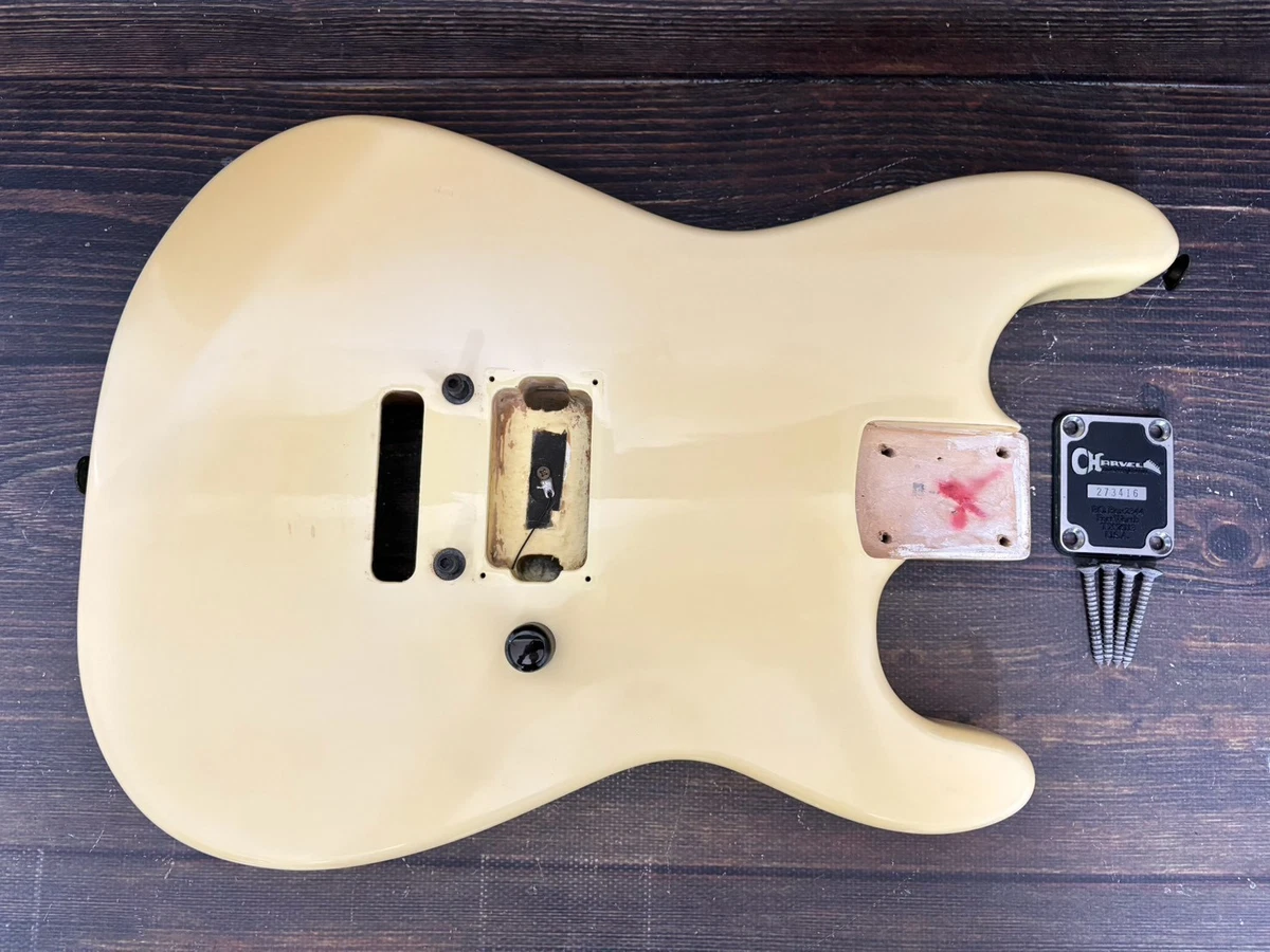 80s Charvel by Jackson Model-2 Body Pearl White w/Plate Made in Japan