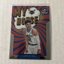 LAMELO BALL 2022 Panini Optic Basketball #8 MY HOUSE! Charlotte Hornets