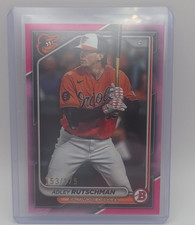 Topps 2024 Bowman Adley Rutschman #77 Baltimore Orioles Pink Border Serial #/175