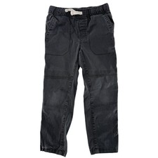 Cat Jack Boys Charcoal Gray Pull On Jogger Pants Size 5 Reinforced Knee