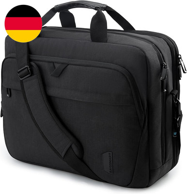 Bagsmart 17,3-Zoll-Laptoptasche, Erweiterbare Aktentasche, Computertasche Für He