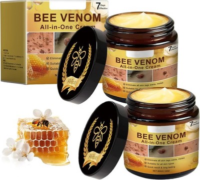 Bienengift Komplettcreme, 2 Stück Bee Venom Complete Cream, Bienengift