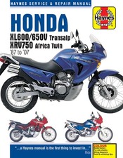 Honda XL600/650V Transalp & XRV750 Africa Twin (1987-2007) Haynes Repair Manual