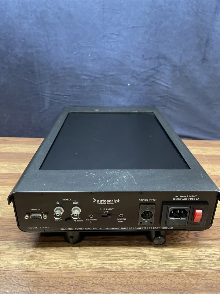 Autoscript TFT15-N-AC Teleprompter Monitor 15-Inch Display - Image 4 of 4