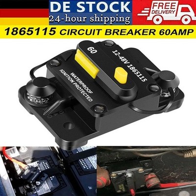 MKR-27 60 AMP Leitungsschutzschalter 1865115 mit Edelstahl 1/4'' Bolzen Schutz