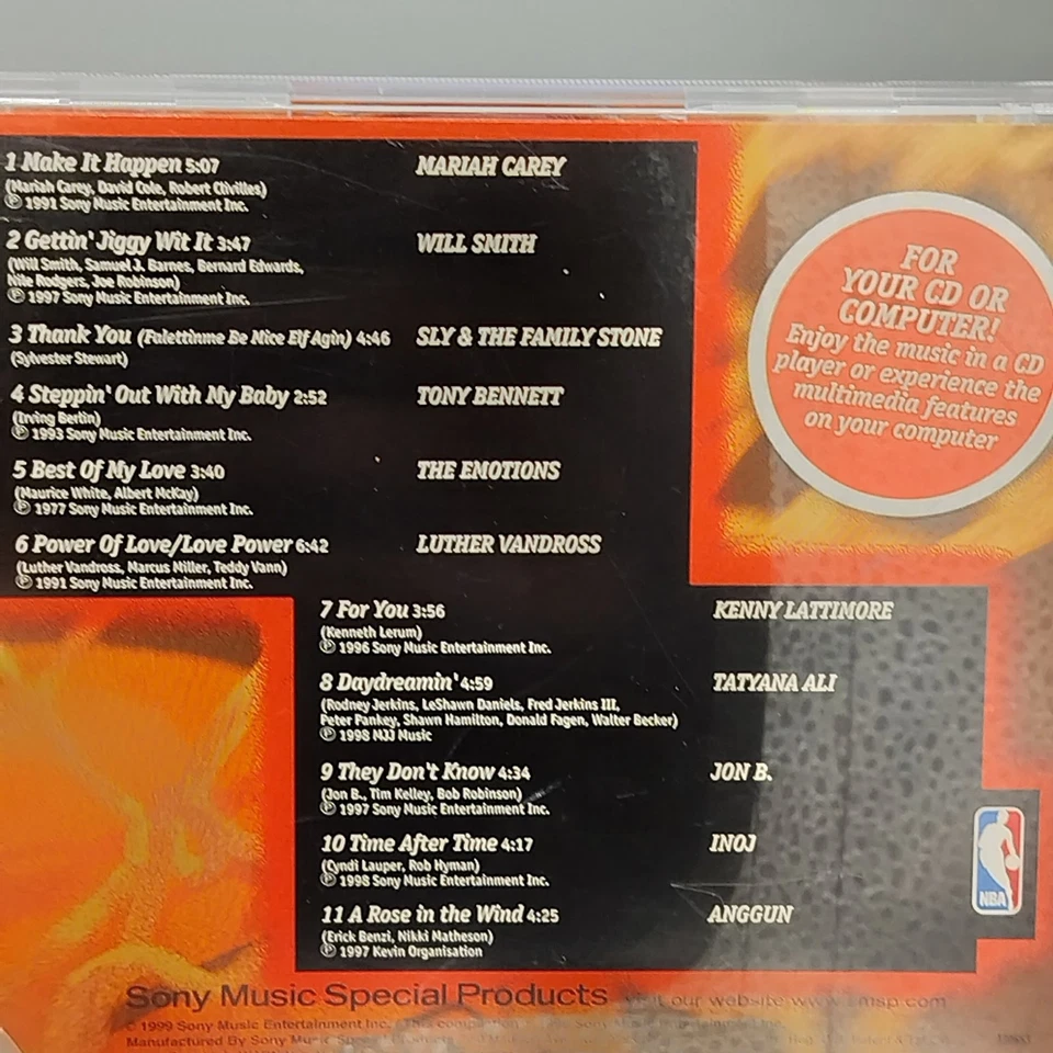 NBA I Still Love This Game Audio CD ROM 90s Mariah Carey Will Smith Very Good Foto 2 de 4