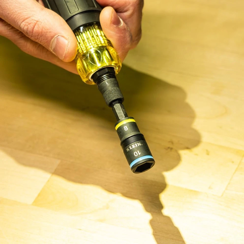 Klein Tools 32931M 2-in-1 Metric Impact Socket Set, 1 Flip One Size - Image 3 of 4