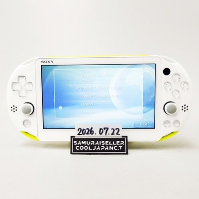 Sony Playstation PS Vita Lime Green White PCH-2000 ZA13 Console