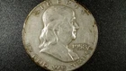 1958 D Frainklin Half Dollar 90% SILVER  Free Shipping+ Tracking - 001