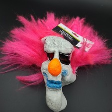 Clown Mask with Pink Hair - Creepy Fun Party Cosplay Mask