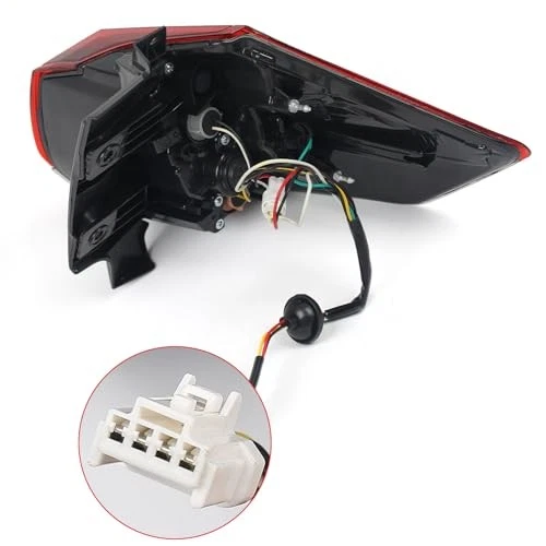 Luz trasera para Nissan Rogue 2017 2018 2019 lámpara exterior lado izquierdo del conductor roja - Imagen 9 de 18