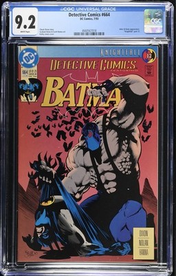 Detective Comics #664 1993 DC Comics CGC 9.2