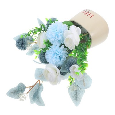 Sky Artificial Potted Plant Ceramic Cloth Small Bonsai Decor